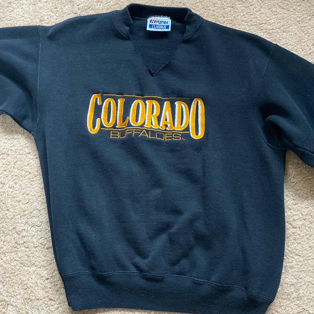 Black crew neck